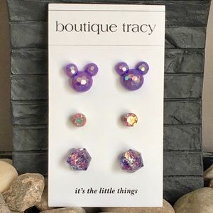 Trio Dainty Earrings IT’S THE LITTLE THINGS Card